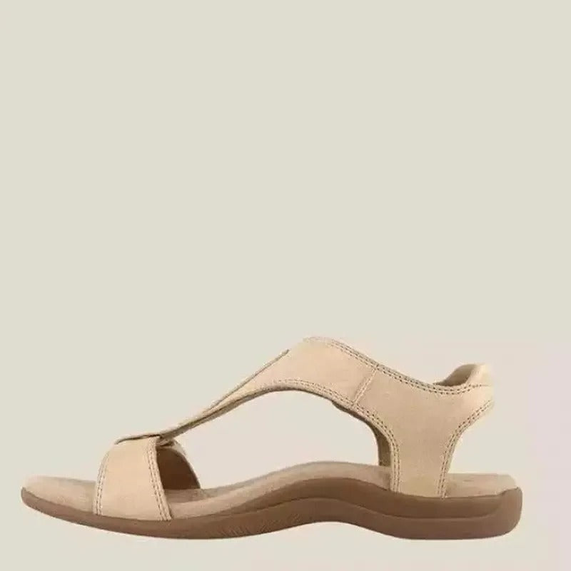 Megan – Verstellbare orthopädische Ledersandalen mit Fußgewölbeunterstützung