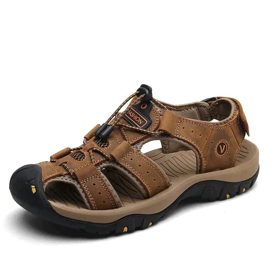 Dunkelbraune Orthopädische Sandalen - Mike